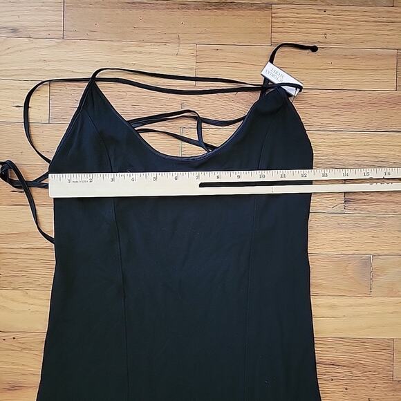 Heavenly Victoria Secret Tie Back Halter Bodycon Slip Dress NEW Jersey Knit - Picture 6 of 11